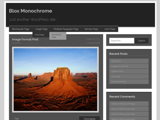 Image Post and Dropdowns