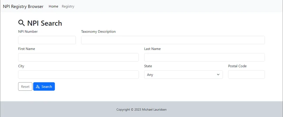 Search form