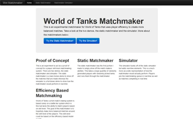 Home page