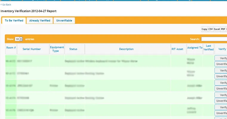 Inventory verification system