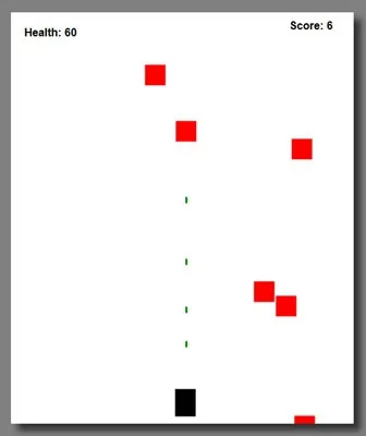 Space invaders shooting