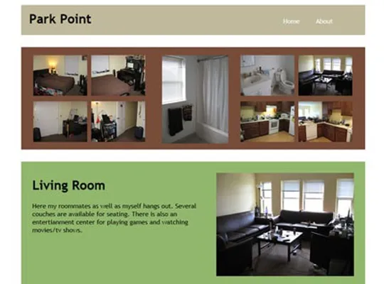 Living room page